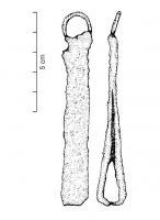 PEP-5001 - Pince à épiler
fer
Pincette formée d'une simple bande de fer reliée par un ressort rudimentaire et aux extrémités légèrement repliées vers l'intérieur pour faciliter l'extraction des poils. La largeur des mâchoires est égales ou légèrement supérieure à celle des branches.