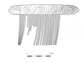 PGN-9001 - Peigne de toilette à simple denture en écaille de tortue
écaille de tortue
Peigne à simple denture à traverse rectiligne rectangulaire et à longues dents rapprochées droites ou parfois légèrement courbes. Ce type de peignes de toilette, couramment surnommé