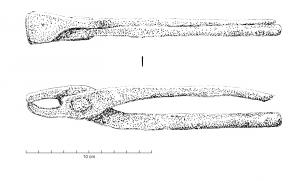 PIN-6001 - Pince de forgeron
fer
Pince à mors courbes articulés sur rivet. Les branches peuvent être droites ou repliées.