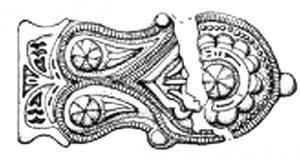 PLB-5576 - Plaque-boucle lyriforme wisigothique