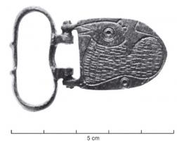 PLB-5632 - Plaque-boucle articulée en D