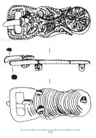 PLB-5678 - Plaque-boucle rigide wisigothique