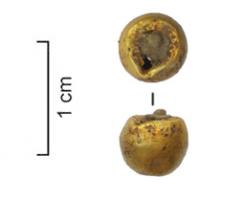 PRL-4068 - Perle globulaire
or
TPQ : 1 - TAQ : 400
Perle sphérique.