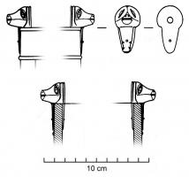 SEA-3004 - Attache coulée d'anse de seau à anse à tenons
bronze
Attaches coulées en alliage cuivreux d'une grande liberté plastique. Elle sont munie d'une perforation à l'arrière pour recevoir l'anse, mais peuvent également être percées de part en part.