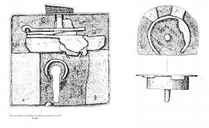 SER-4002 - Serrure à rotation
fer
Boitier de serrure avec canon de guidage pour clé à rotation.