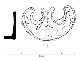 SPV-4006 - Support de vase
bronze
Support de vase en forme de pelte, formant un angle droit épousant certainement le fond du récipient.