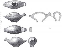 STE-1006 - Statuette : oiseau
terre cuite
Figurine d'oiseau très stylisée, à corps creux et souvent à base ouverte.