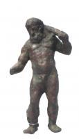 STE-4079 - Statuette : Héraklès - Hercule à la massue sur l'épaule gauche
bronze
TPQ : 1 - TAQ : 300
Héraklès nu, la massue posée sur l'épaule gauche, la tête tournée vers la main droite tendue vers l'avant.