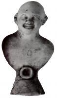STE-4126 - Statuette : Risus
terre cuite
TPQ : 1 - TAQ : 300
Buste d'enfant souriant (