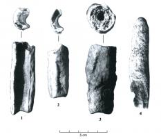 TLI-3001 - Tube de litharge
plomb
Tube de section épaisse, approximativement cylindrique, aspect minéral souvent feuilleté, diamètre env. 10-20 mm; longueur variable.