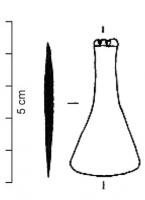 TRA-1002 - Tranchet
bronze
Tranchet à soie plus ou moins fine, lame triangulaire dont les bords peuvent être légèrement épaissis.