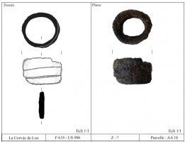 VRL-3001 - Virole
fer
Virole en fer conçue comme un maillon rapide. Le cercle de serrage est réalisé à partir d'une tige en fer plate de section rectangulaire enroulée sur elle même autour d'un élément.
