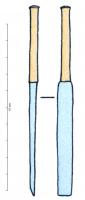 INC-4007 - Ciseau chirurgicalferCiseau à tranchant étroit, destiné à la retouche des os dans une pratique chirurgicale.