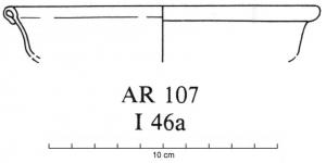 PLA-4037 - Assiette AR 107verreTPQ : -30 - TAQ : 500Assiette à bord ourlé, paroi oblique avec une légère carène.