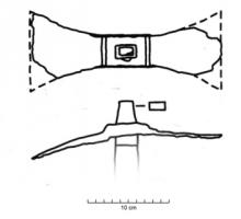 ANI-4001 - Anille ou fer de moulinferPièce en double ailette (