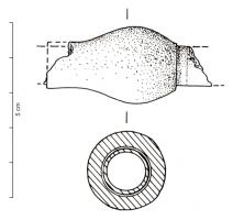 AUL-4002 - AulososFlûte à corps tubulaire, percé de trous régulièrement espacés permettant de modifier la longueur de la colonne d'air vibrante ; un dispositif de bulbes coulissants fournit un réglage de la justesse de l'instrument.