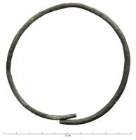 BRC-4086 - Bracelet ouvertbronzeTPQ : 1 - TAQ : 400Bracelet ouvert, constitué d'un jonc mince, lisse, aux extrémités non individualisées, à peine affinées.