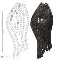 CSS-4002 - Semelle de chaussurecuir, ferTPQ : -30 - TAQ : 500Semelle cloutée élargie au niveau des orteils.