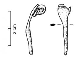 FIB-4481 - Fibule à coquille type Bentumersiel