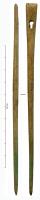 AIG-4010 - AiguilleosTPQ : 1 - TAQ : 400Aiguille assez longue dont la section circulaire devient ovale dans la partie supérieure. Le sommet, aplati en forme de lame, est plus large que celui des aiguilles de type A.XIX.6. Le chas peut être en forme de 8, d'entrée de serrure, ou encore rectangulaire.