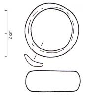 BAG-3034 - Bague lisseorSimple anneau, sans chaton individualisé ; légèrement bombé à l'extérieur et souvent creux du côté interne.
