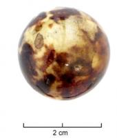 BIL-9002 - Bille en céramique vernisséeterre cuiteBille régulière en céramique, effet de surface marbré beige/marron avec un vernis de protection.