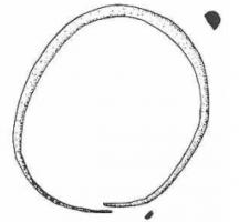 BRC-4238 - Bracelet ouvertbronzeTPQ : 250 - TAQ : 500Bracelet ouvert à jonc renflé au centre. Les extrémités sont simples (var. A) ou martelées (var. B).