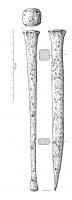 CIS-3010 - Ciseau à lame arrondieferTPQ : -225 - TAQ : -30Ciseau de section quadrangulaire à tête matée ou non pour frappe directe ; lame arrondie et plus étroite que la largeur sous la tête.