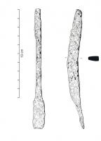 CIS-7002 - CiseauferTPQ : 1200 - TAQ : 1400Ciseau plus épais que large. Le tranchant, à un seul biseau, s'élargit et forme une palette.
