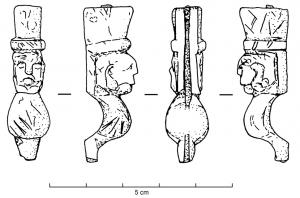 CNF-4001 - Canif : pied de meuble (trapezophoron) : lion