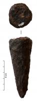 COI-4004 - Coin coniqueferCoin de section circulaire ; profil triangulaire ogival ; table circulaire.