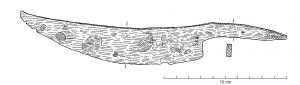 CTO-3013 - Couteau à soie effiléeferCouteau pointu à soie effilée, le dos est nettement concave, le tranchant est convexe et forme une pointe incurvée vers le haut.