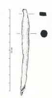 FOR-4003 - Mèche hélicoïdaleferTige de section circulaire se terminant d'un côté par une extrémité hélicoïdale destinée à forer le bois, de l'autre par une soie.