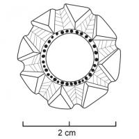 FUS-8001 - Fusaïole en plomb : "pointes de diamant"