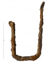 IND-4081 - Objet à identifierferTPQ : 1 - TAQ : 300Tige en U, terminée par un crochet à ses deux extrémités.