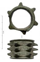 MRS-3002 - Bague dentée pour morsbronzeBague de mors coulissant sur la barre, et équipée de dents ou de pointes.