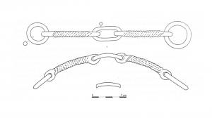 MRS-3031 - Mors de filet articuléferTPQ : -500 - TAQ : -250Mors de filet articulé composé de deux canons courbe, reliés par un anneau central ovale et courbé. Chaque canon est relié à un anneau latéral.
Les canons peuvent être torsadés.