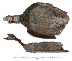 POE-4004 - Poêle à manche pliantferPoêle ovale, à fond plat et rebord oblique, peu élevé. Le manche est pliable.