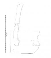 SER-7003 - Serrure à moraillonferTPQ : 1200 - TAQ : 1400Serrure de coffre constitué d'une plaque rectangulaire dans laquelle s'encastre un moraillon fixé à une ferrure. 