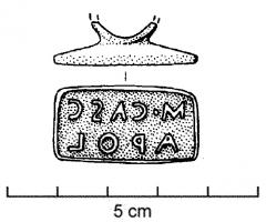 SIG-4001 - Signaculum rectangulaire (latin)