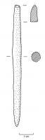 STY-4002 - Stylet à extrémité en biseauosTPQ : 1 - TAQ : 50Stylet à corps droit ou renflé surmonté d'une extrémité en biseau, l'autre en pointe.