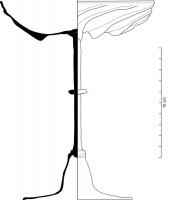 VAB-7003 - Verre à tige pleine baguéeverreTPQ : 1300 - TAQ : 1400Verre à boire avec une coupe à côtes saillantes moulées et une tige pleine, baguée.