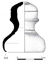 APM-4079 - Applique de meuble : balustrebronzeTPQ : 190 - TAQ : 300Applique creuse, en forme de balustre.