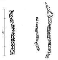 CHE-4001 - Chaînette tresséebronzeChaînette constituée de fins fils de bronze tressés ensemble (