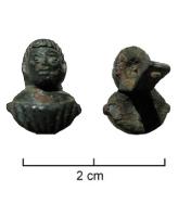 CLV-4011 - Clavette anthropomorphebronzeClavette en forme de buste ,  coiffure 