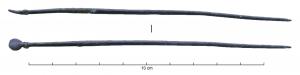 CRO-4009 - Cure-oreille orné à l'attache - type Riha Abronze