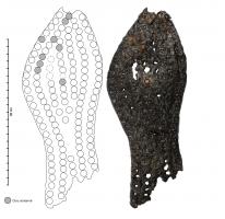 CSS-4002 - Semelle de chaussurecuir, ferSemelle cloutée élargie au niveau des orteils.