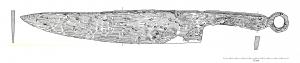CTO-3009 - Couteau à soie plate et terminaison en anneau ferméferCouteau pointu à large soie se terminant par un anneau forgé, le dos est droit, le tranchant est droit ou légèrement convexe et remonte au niveau de la pointe, pour former une lame asymétrique. 