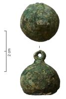 CUB-4112 - Curseur de balancebronzeTPQ : 1 - TAQ : 400Curseur coulé sphérique, demi-sphérique ou piriforme, comportant un petit anneau de suspension également coulé au sommet.