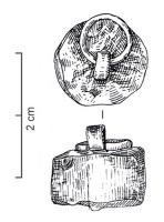 CUB-4136 - Curseur de balanceferTPQ : 1 - TAQ : 300Curseur de balance cylindrique, entièrement en fer, forgé avec un petit anneau de suspension au sommet ou avec un anneau rapporté.